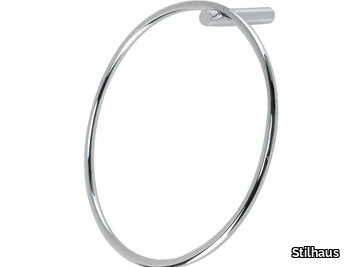 HASHI - Chromed brass towel ring _ Stilhaus