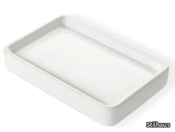 LIVING - Countertop ceramic soap dish _ Stilhaus