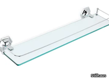 MARTE - Glass bathroom wall shelf _ Stilhaus