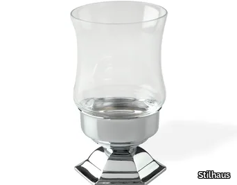 MARTE - Countertop glass toothbrush holder _ Stilhaus