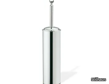 SMART LIGHT - Wall-mounted chromed brass toilet brush _ Stilhaus