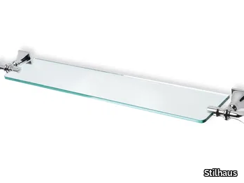 PRISMA - Glass bathroom wall shelf _ Stilhaus