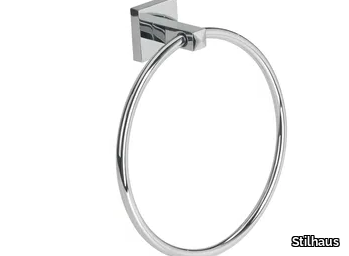 URANIA - Chromed brass towel ring _ Stilhaus