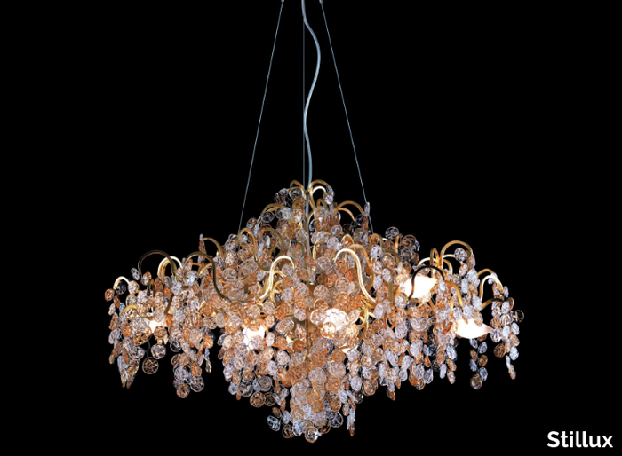 OPERA PRIMA 16000 - LED glass chandelier _ Stillux