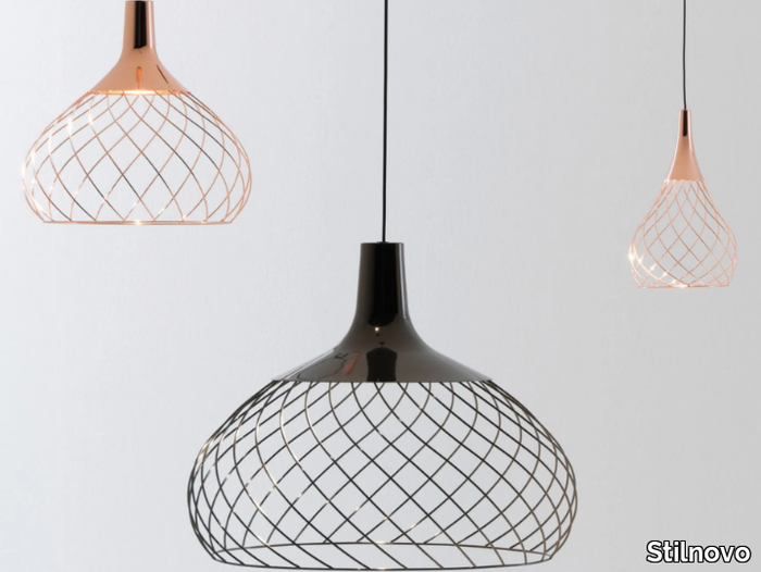 MONGOLFIER - LED metal pendant lamp _ Stilnovo