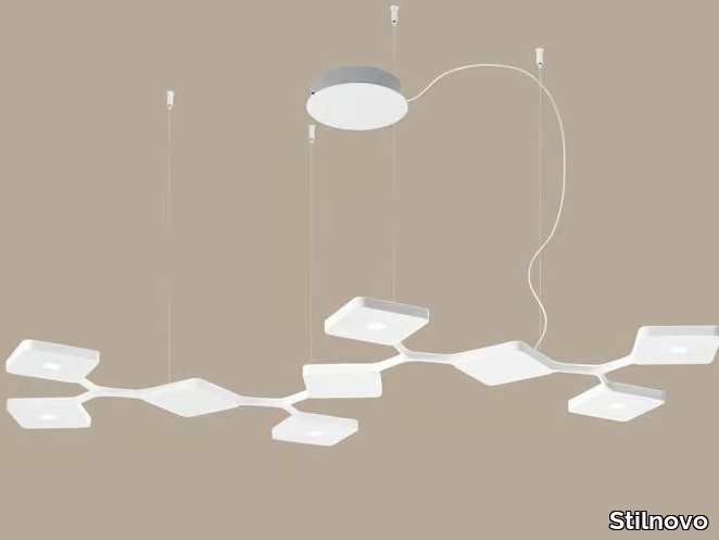 QUAD_P9 - LED aluminium pendant lamp _ Stilnovo