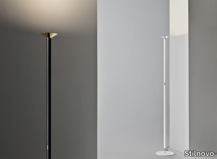 LUNA - LED aluminium floor lamp _ Stilnovo