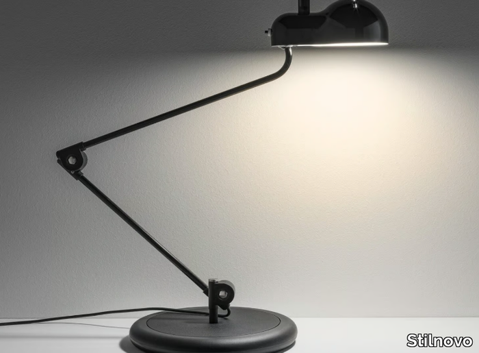 TOPO - With swing arm metal table lamp _ Stilnovo