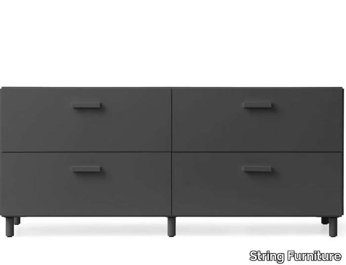 RELIEF - Sectional MDF chest of drawers _ String Furniture