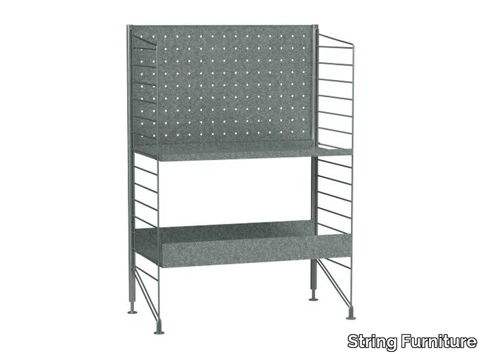 OUTDOOR I - Galvanized steel garden cabinet _ String Furniture