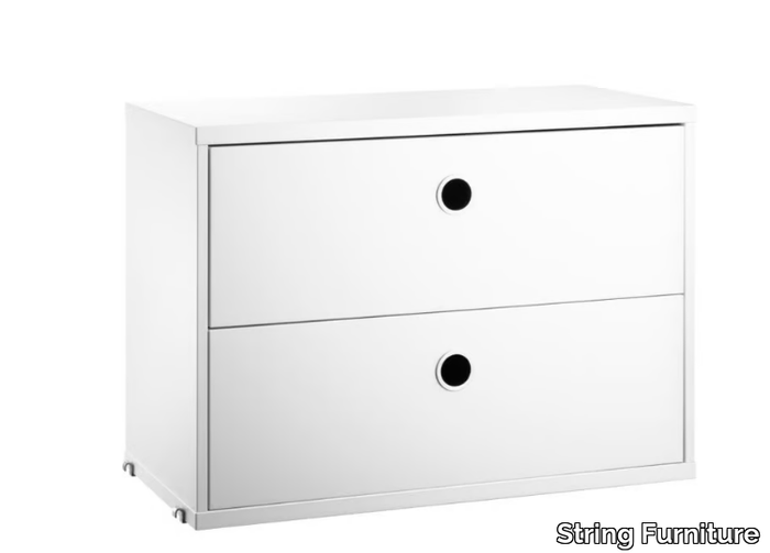 STRING® SYSTEM CHEST OF DRAWERS - Sectional MDF chest of drawers _ String Furniture