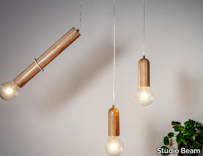 LOGY - Birch pendant lamp _ Studio Beam