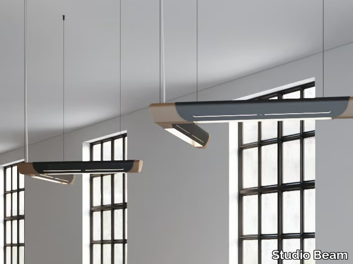 OMEGA V - LED wooden pendant lamp _ Studio Beam