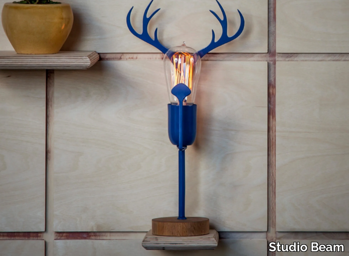 EDISON’S DEER - Handmade metal table lamp _ Studio Beam