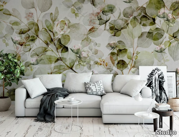 SPRING GARDEN - Wallpaper with floral pattern _ Studijo