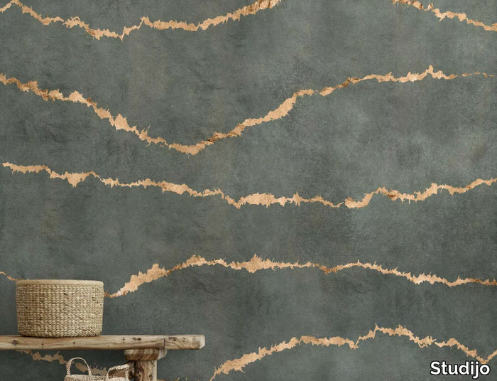 GOLDEN STRINGS - Motif wallpaper _ Studijo