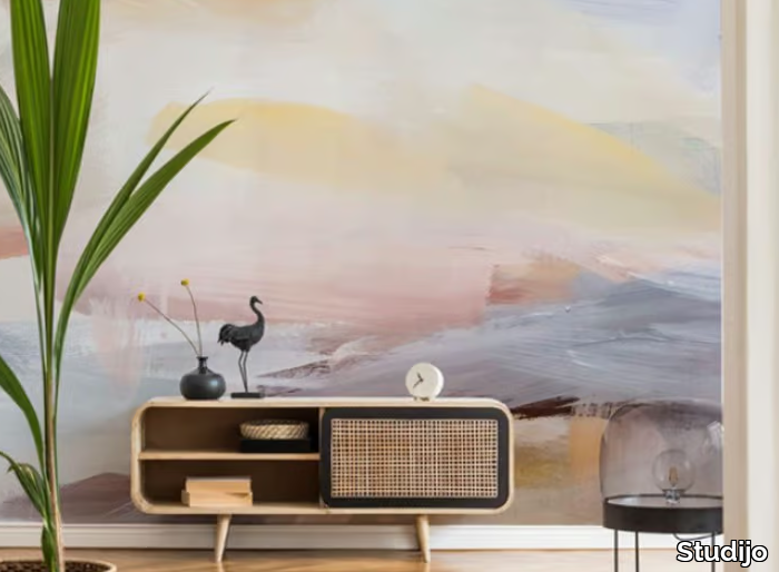 A LITTLE BIT OF SUNSHINE AND RAIN - Motif wallpaper _ Studijo
