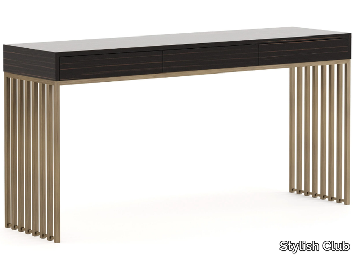 HIS - Rectangular wood veneer console table _ Stylish Club