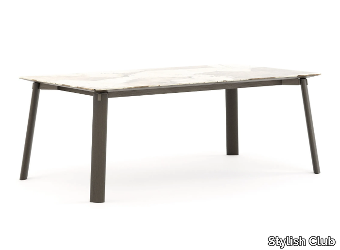 LANDFORM - Extending oak dining table _ Stylish Club