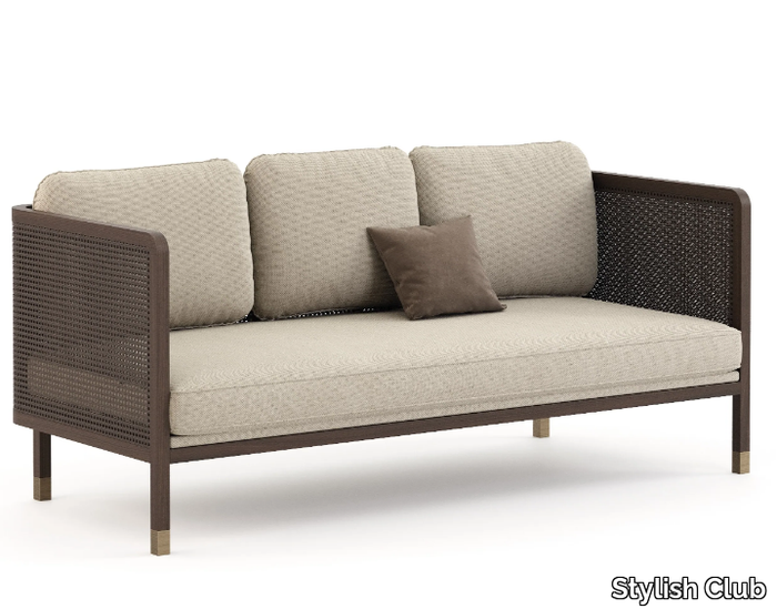 MONTEBELO - Wooden small sofa _ Stylish Club