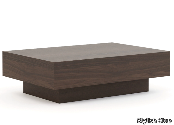 PORTO - Low rectangular wooden coffee table _ Stylish Club