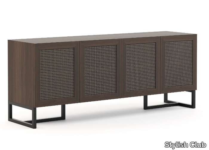 PORTO - Walnut sideboard with doors _ Stylish Club