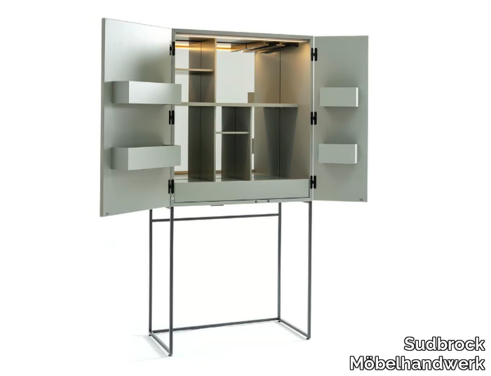 CUBO - Bar cabinet with integrated lighting _ Sudbrock Möbelhandwerk