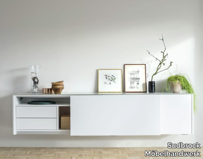 GOYA 1 - Suspended sideboard with sliding doors _ Sudbrock Möbelhandwerk