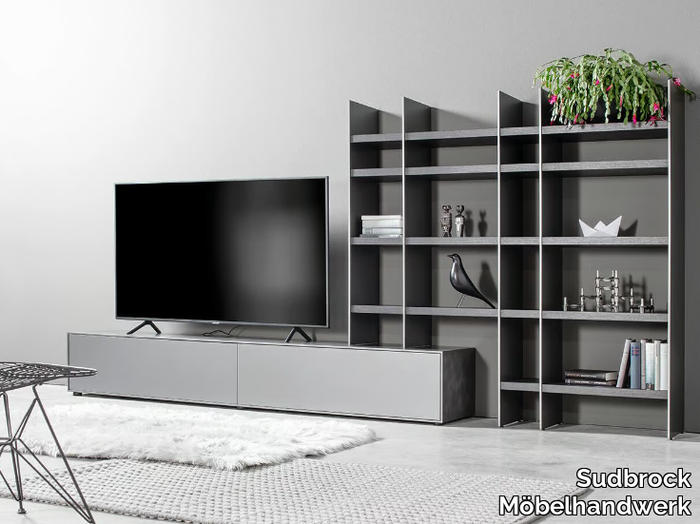 SCALA/GAME 134 - TV cabinet with shelves _ Sudbrock Möbelhandwerk