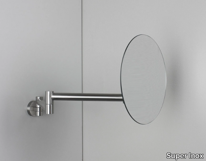 DMB 0032039X - Round wall-mounted shaving mirror _ Super Inox