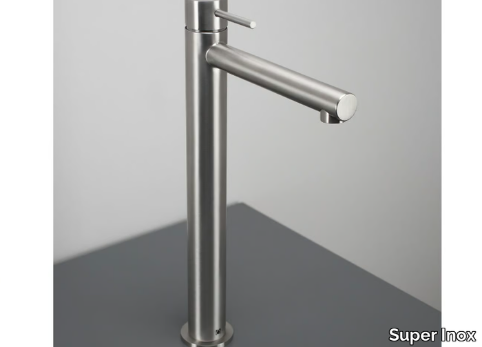 MINI DMB 0451120X - High countertop stainless steel washbasin mixer _ Super Inox