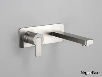 EXO 0301131X - Wall-mounted stainless steel washbasin mixer _ Super Inox