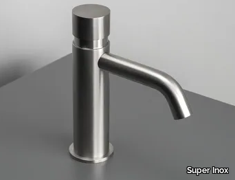 PROFESSIONALS 0411265X - Self-closing countertop stainless steel washbasin tap _ Super Inox