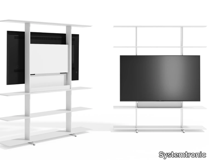 WING - Bookcase with TV stand _ Systemtronic