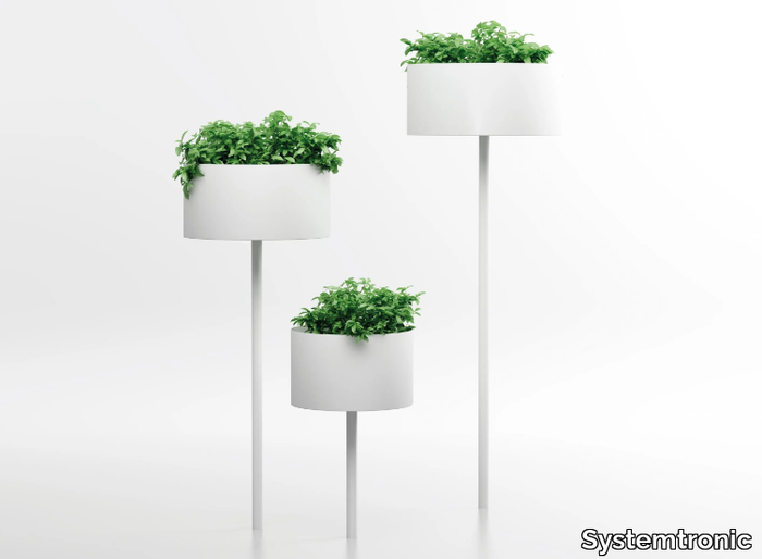 GREEN CLOUD - Aluminium plant pot _ Systemtronic