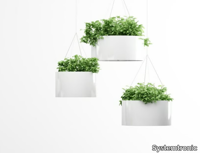 GREEN CLOUD - Hanging aluminium plant pot _ Systemtronic