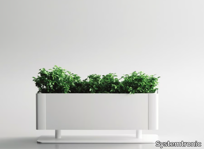 GREEN LIGHT_T - Aluminium plant pot _ Systemtronic