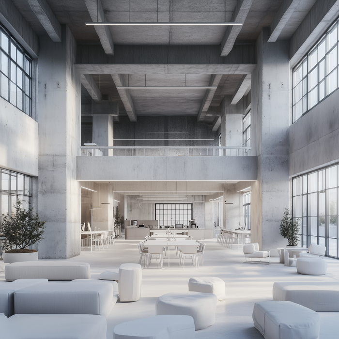 Minimalist Industrial-Style Workspaces