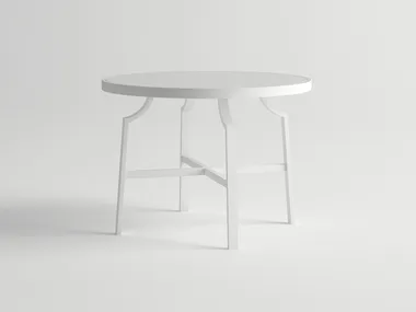 AGOSTO - Round aluminium garden table _ 10Deka