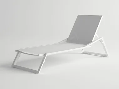 NUBES - Recliner aluminium sun lounger _ 10Deka