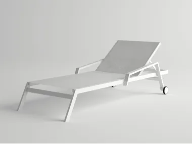 PULVIS - Recliner aluminium sun lounger _ 10Deka