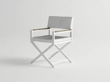 ULTRA - Aluminium garden chair with armrests _ 10Deka