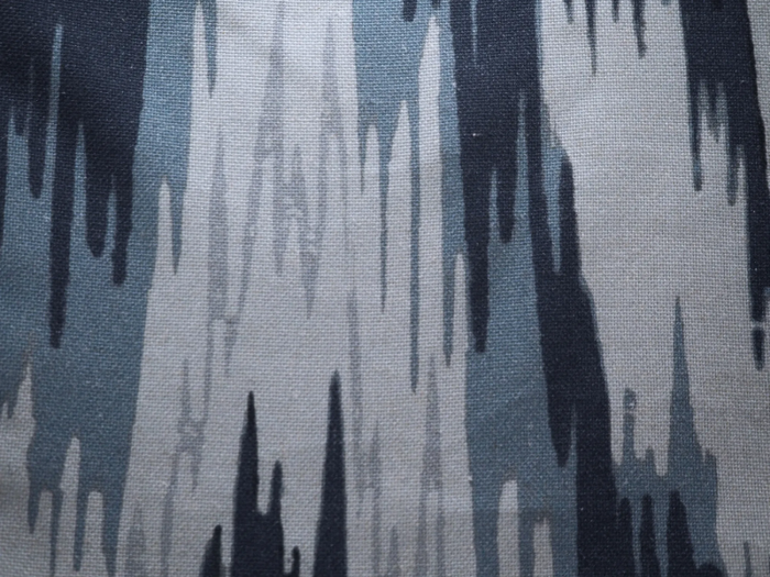 LUCE - Washable linen fabric with graphic pattern _ AGENA