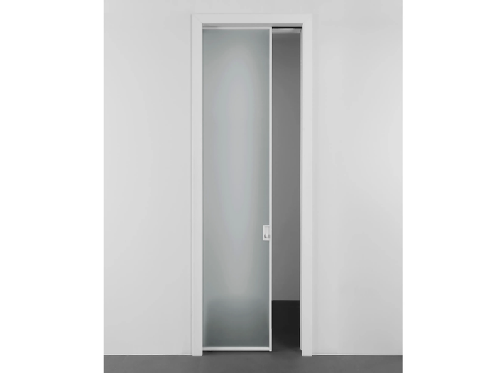 BEAT - Glass internal pocket sliding door _ ALBED