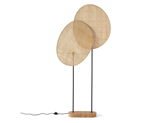 CANOPÉE - Wicker floor lamp _ AMPM