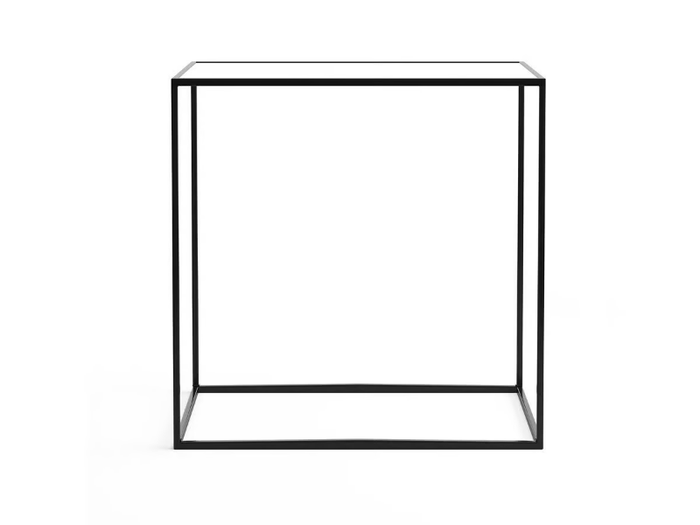 SYBIL - Square tempered glass coffee table _ AMPM