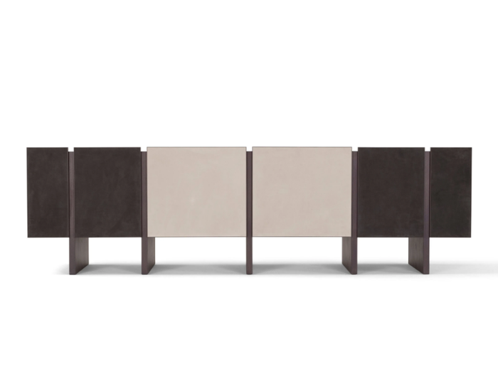 SISTEMA PARERE 2 - Wooden sideboard with doors _ AMURA