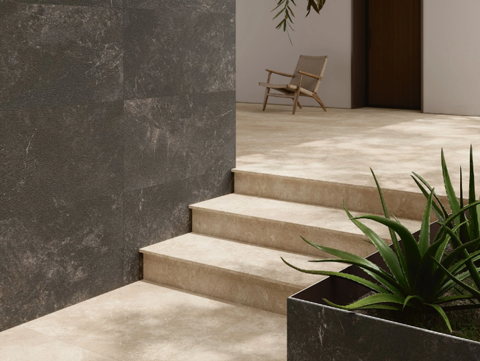 CM2 TWIN.S - ANISE - Porcelain stoneware outdoor floor slabs with concrete effect _ ARIOSTEA