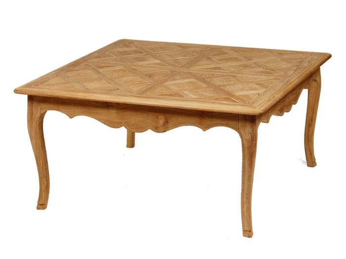 CAMÉLIA - Square teak garden side table _ ASTELLO