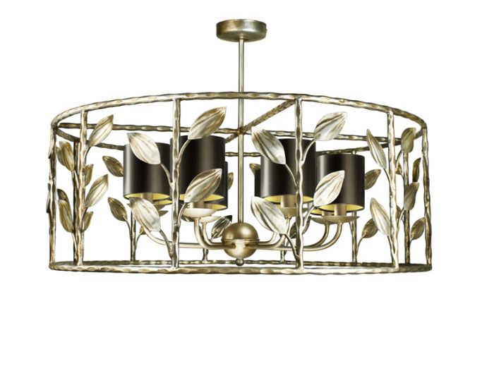 FOLIAGE DRUM - Metal pendant lamp _ Abrissi